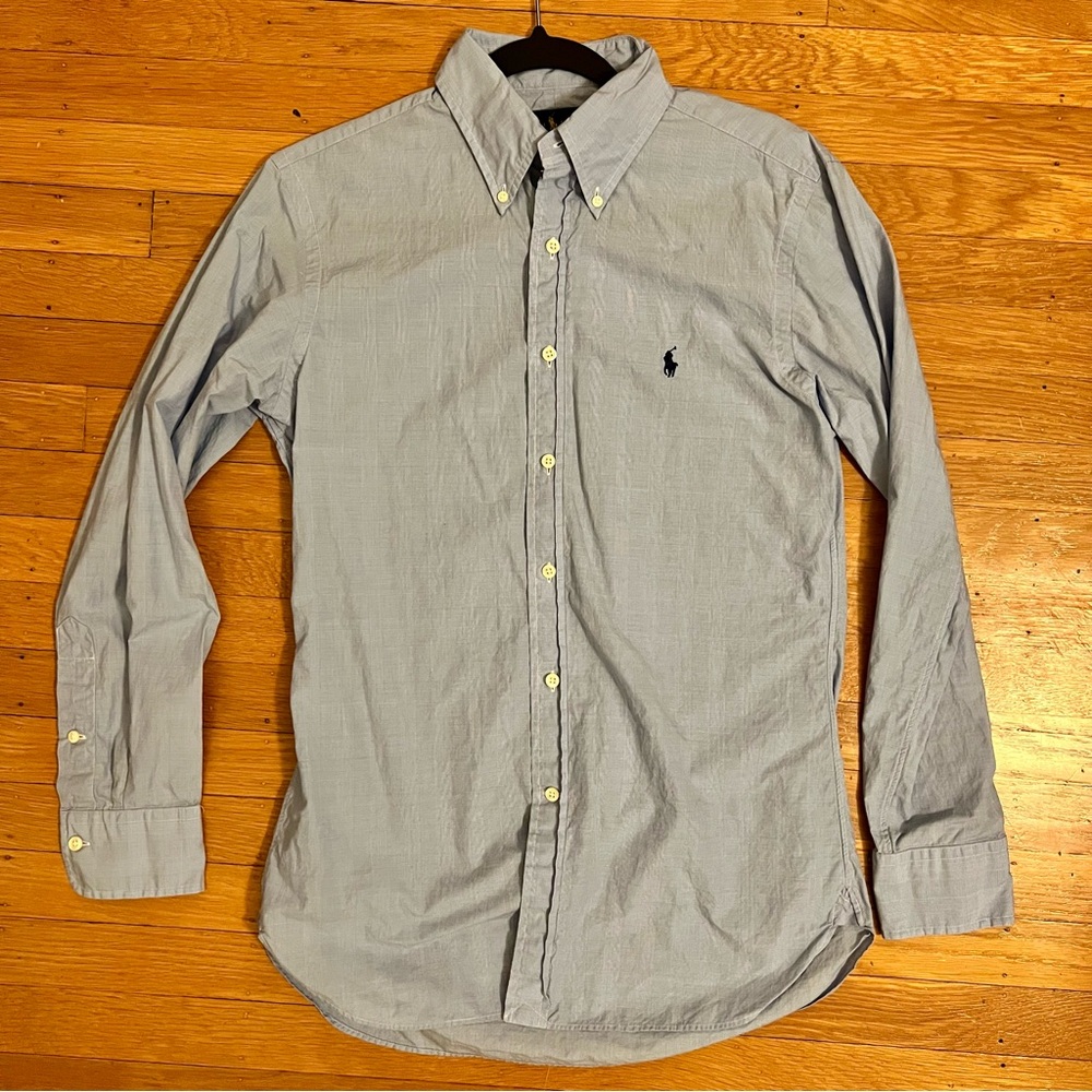 Men’s Blue Ralph Lauren Button-Down Shirtrt
